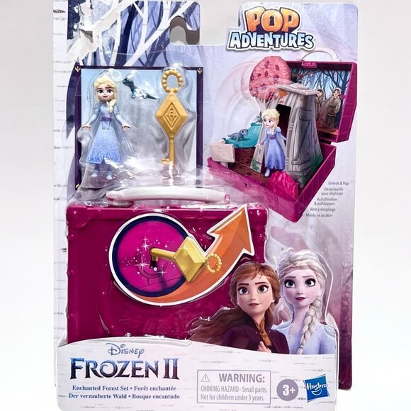 Disney Frozen Pop Adventures Enchanted Forest Set Pop-Up Playset with Handle - Picture 1 of 9